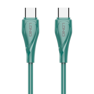 Ldnio Καλώδιο Usb C Σε Usb C Lc611c 65w Pd 1m Πράσινο