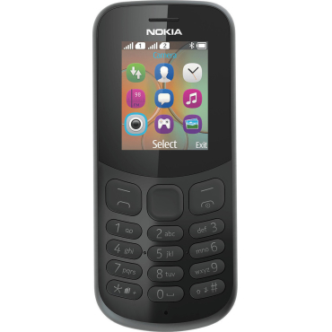 Nokia 130 2017 Dual Sim Black Ελληνικό Μένου