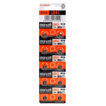Maxell Αλκαλικές Μπαταρίες LR41 1.5V 10τμχ