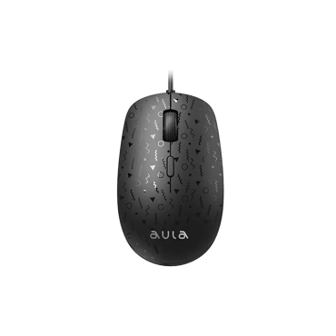 Mouse Aula Am106 Wired Black New