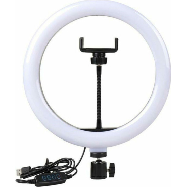 Ring Light Ring Light  26cm 2800-6400K με Βάση για Κινητό
