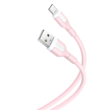 XO Καλώδιο Φόρτισης Usb σε Type-C ΡΟΖ
