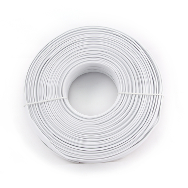 Cableexpert Flat Τηλεφωνικό Καλ. Άσπρο 100cm - 4 Wires