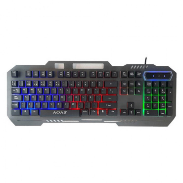 Gaming Πληκτρολόγιο M-888 με RGB φωτισμό (Αγγλικό US) Μαύρο