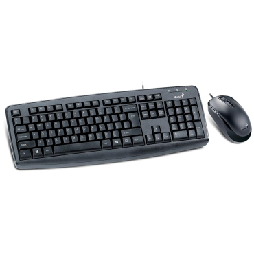 Genius Combo Usb Set Keyboard & Optical Mouse Black