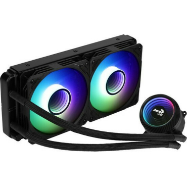 Aerocool Mirage L240 Υδρόψυξη Επεξεργαστή Διπλού Ανεμιστήρα 120mm με RGB Φωτισμό