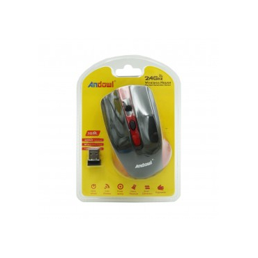 Andowl Wireless Mouse 2.4GHz Ergonomic Design 10m Receiving Distance        4o mini