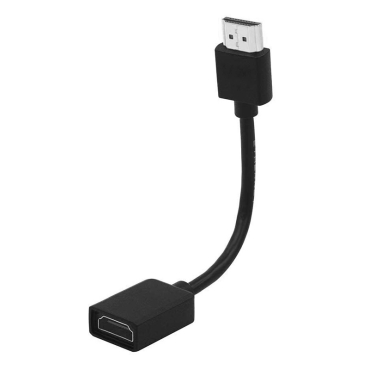 Powertech Αντάπτορας HDMI 4K/60Hz 0.10m Μαύρος CAB-H167