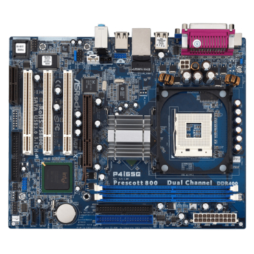 Asrock M-ATX S478/I865G 2*DDR1-400 VGA 1AGP-8X 3PCI LAN 2S