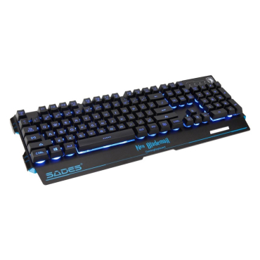 Sades Gaming Keyboard Neo Blademail Rgb Backlit Membrane