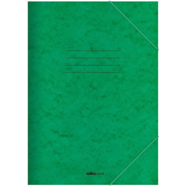 Ντοσιέ Λάστιχο Salko 25x35 Prespan Πράσινο