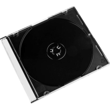 CD Box Slim Μαύρο