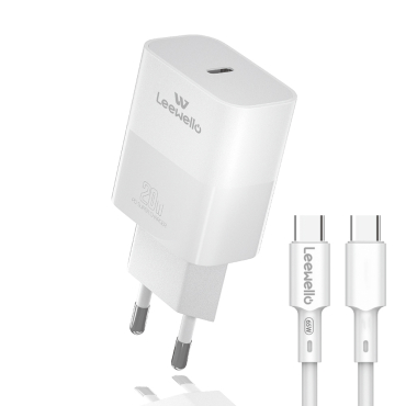Leewello Φορτιστής με Θύρα USB Type-C 20W