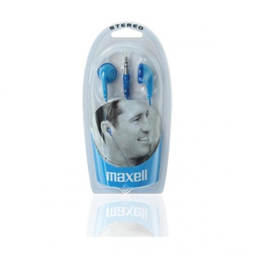 Maxell Ακουστικά Ψείρες Stereo Earphone Μπλε
