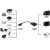 Powertech Αντάπτορας HDMI σε VGA 1920x1200p Μαύρο