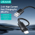 Usams καλώδιο Lightning σε USB 2.4A, 480Mbps, 1m, μαύρο