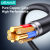 Usams καλώδιο Lightning σε USB 2.4A, 480Mbps, 1m, μαύρο