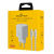 Powertech φορτιστής τοίχου με καλώδιο, USB/USB-C, 36W, GaN, λευκός