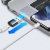 Joyroom αντάπτορας USB male σε USB Type-C female μαύρος 2τμχ