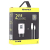 Awei 2 Usb Output Fast Charger Dc 5.0v/2.1a White Μαζι Με Καλωδιο