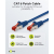 Goobay Καλώδιο Δικτύου 68271 CAT 6 S/FTP Copper 250MHz 7.5m Μπλε