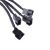 Καλώδιο No brand Y-Splitter For fan MOLEX to 4x4PIN 0.3m Μαύρο