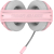 Marvo HG8936 Over Ear Gaming Headset with Connection 2x3.5mm / USB Pink