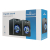 Powertech Ηχεία Crystal sound 2x 3W 3.5mm μαύρα