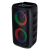 Powertech φορητό ηχείο 10W RMS FM 2400mAh RGB μαύρο