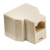 Powertech Αντάπτορας RJ45 (F) σε 2x RJ45 (F) λευκό