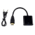 Powertech Μετατροπέας HDMI σε VGA 0.20m + Audio Jack