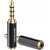Vention 3.5mm Male To 2.5mm Female Audio Adapter Black Metal Type Bfbb0 Venbfbb0